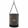 ergodyne Arsenal 5960 Canvas Hoist Bucket with D-Rings, 150 lb, Gray