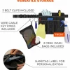 Ergodyne Arsenal 5715 Carrying Case (Pouch) Brush, Cleaning Kit, Towel - Black