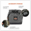 ergodyne Arsenal 5186 Full Respirator Bag with Roll Top Closure, 7.5 x 13.5 x 13.5, Gray