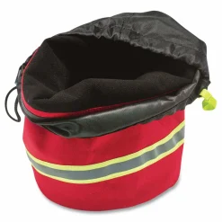 ergodyne Arsenal 5080L Fleece-Lined SCBA Mask Bag with Drawstring Closure, 8.5 x 8.5 x 14, Red
