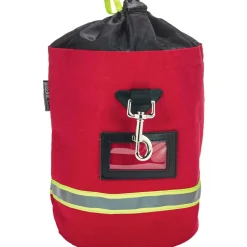 ergodyne Arsenal 5080L Fleece-Lined SCBA Mask Bag with Drawstring Closure, 8.5 x 8.5 x 14, Red