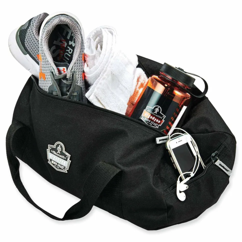 ergodyne Arsenal 5020P Gear Duffel Bag, Polyester, Extra Small, 9 x 18 x 9, Black