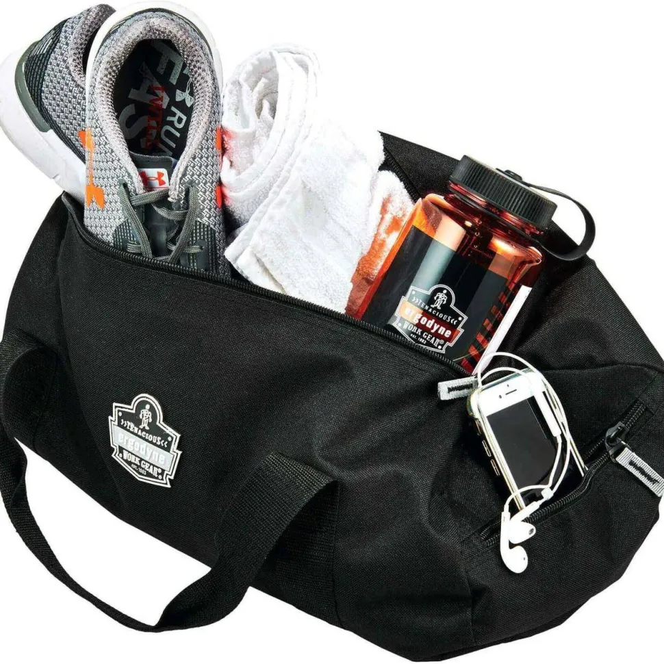 ergodyne Arsenal 5020P Gear Duffel Bag, Polyester, Extra Small, 9 x 18 x 9, Black