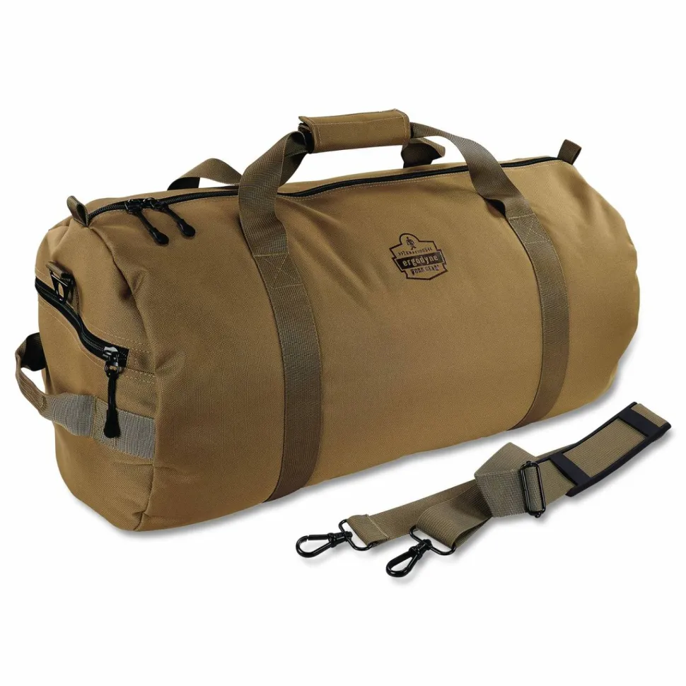 ergodyne Arsenal 5020P Gear Duffel Bag, 12 x 23 x 12, Khaki