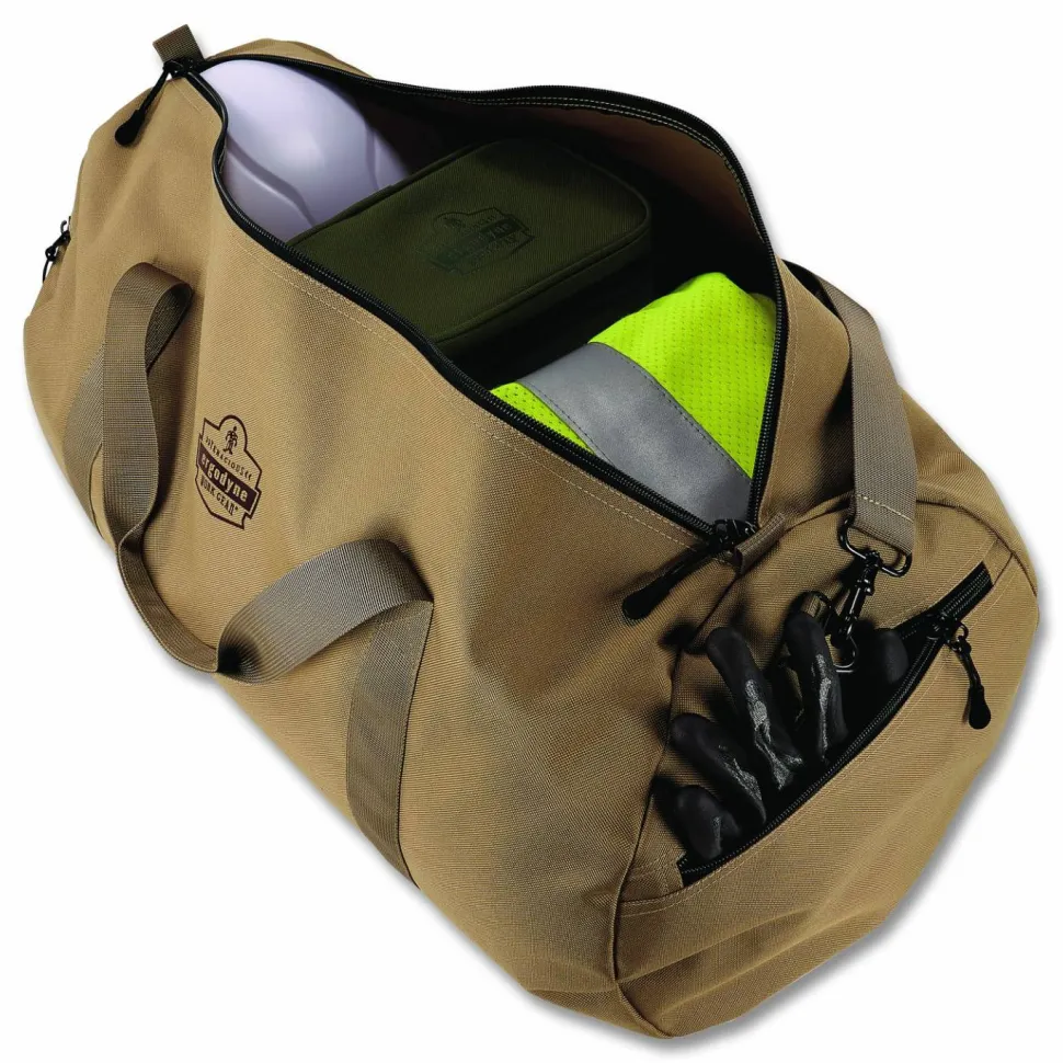 ergodyne Arsenal 5020P Gear Duffel Bag, 12 x 23 x 12, Khaki