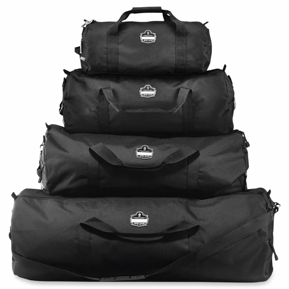 ergodyne Arsenal 5020P Gear Duffel Bag, Polyester, Small, 12 x 23 x 12, Black