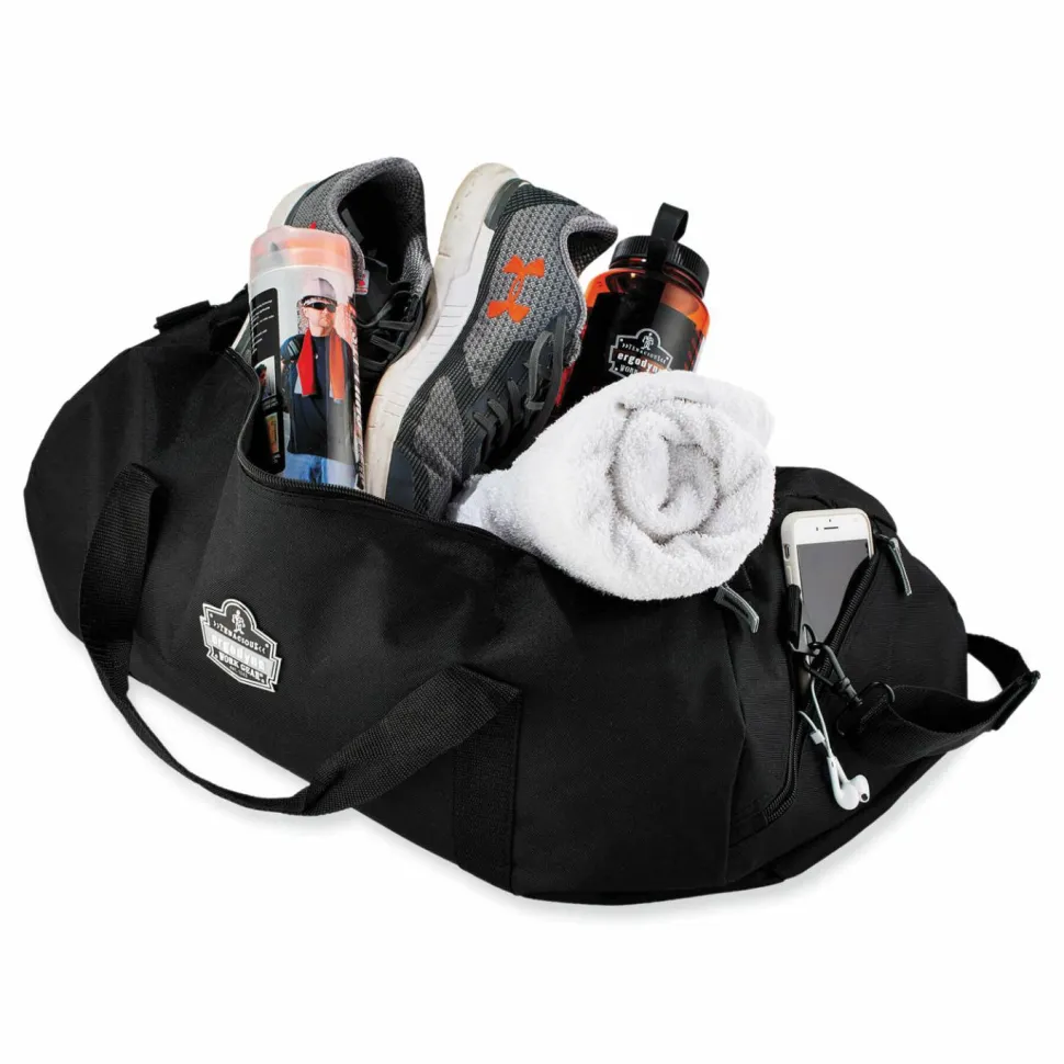 ergodyne Arsenal 5020P Gear Duffel Bag, Polyester, Small, 12 x 23 x 12, Black