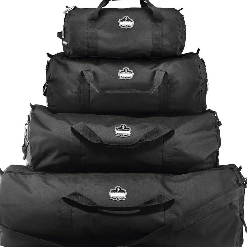 ergodyne Arsenal 5020P Gear Duffel Bag, Polyester, Small, 12 x 23 x 12, Black
