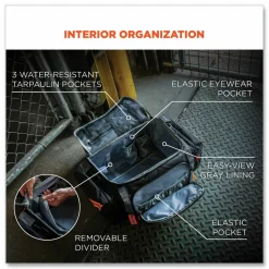 ergodyne Arsenal 5189 PPE Duffel Bag, 12 x 22 x 9, Black