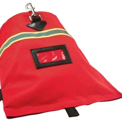 ergodyne Arsenal 5082 SCBA Mask Bag with Hook-and-Loop Closure, 8.5 x 8.5 x 14, Red