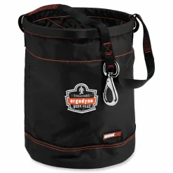 ergodyne Arsenal 5970 Swiveling Hook Nylon Hoist Bucket, 100 lb, Black