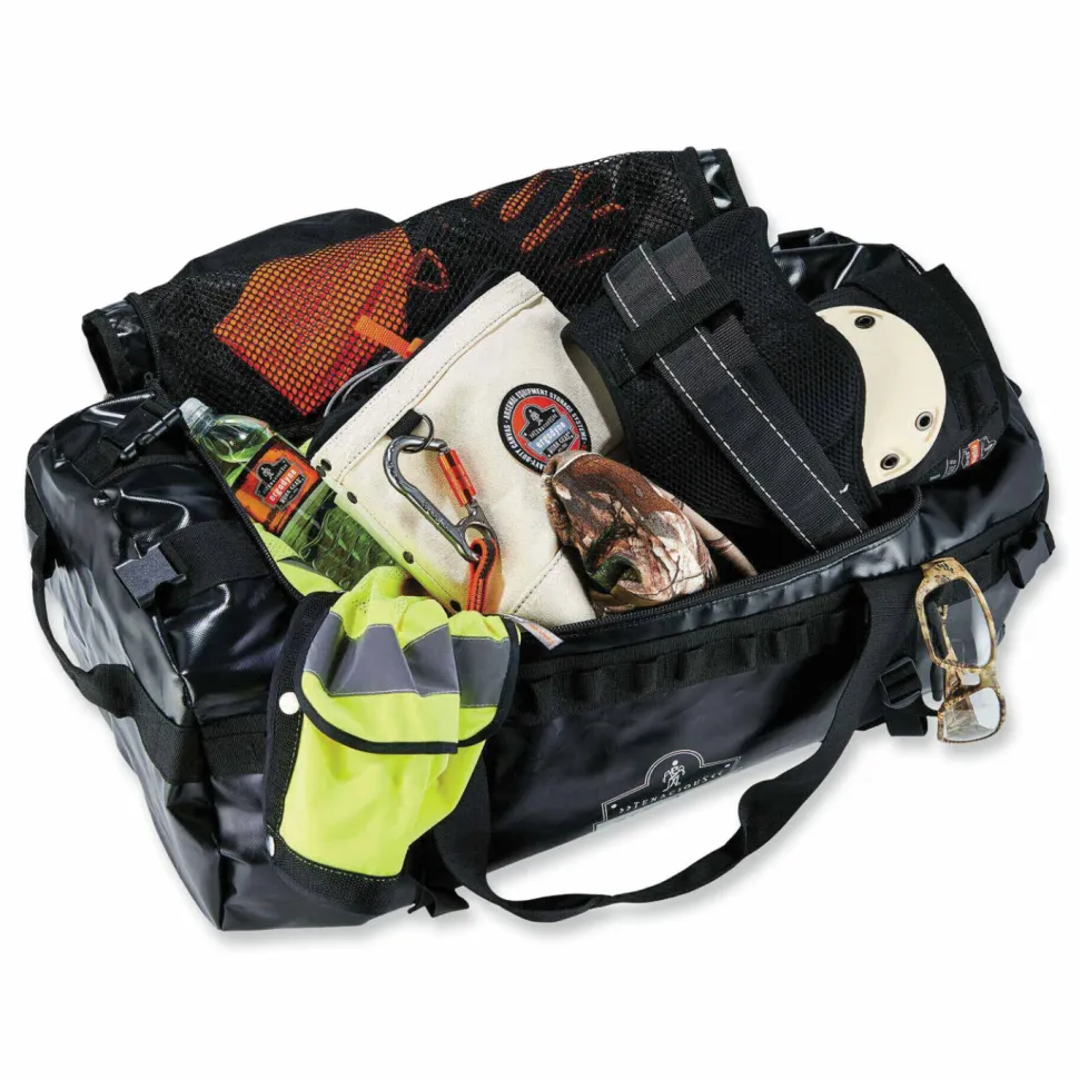 ergodyne Arsenal 5030 Water-Resistant Duffel Bag, Medium, 15.5 x 27 x 15.5, Black