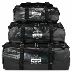 ergodyne Arsenal 5030 Water-Resistant Duffel Bag, Medium, 15.5 x 27 x 15.5, Black