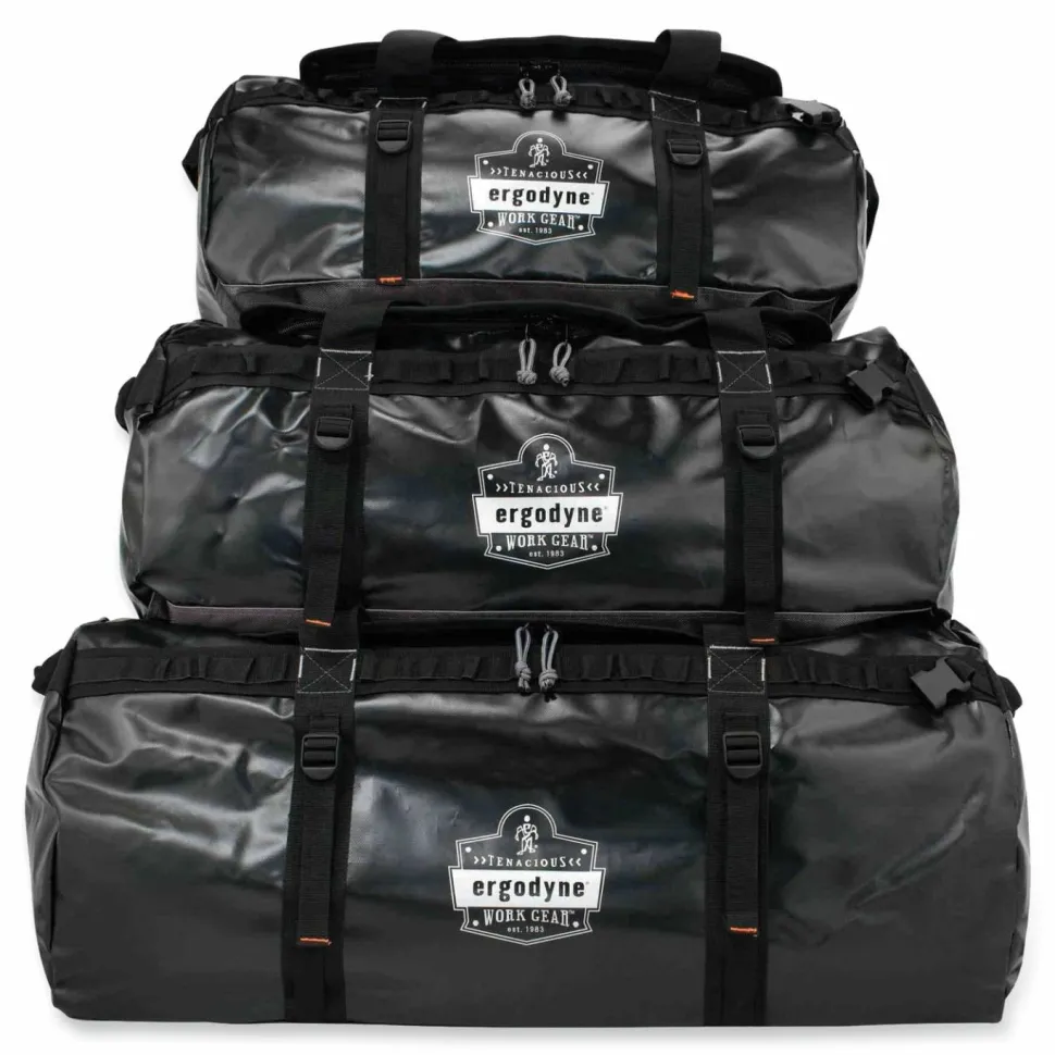 ergodyne Arsenal 5030 Water-Resistant Duffel Bag, Medium, 15.5 x 27 x 15.5, Black
