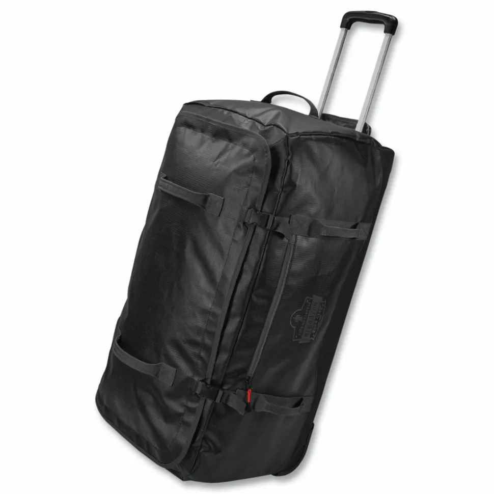 ergodyne Arsenal 5032 Water-Resistant Wheeled Duffel Bag, 15 x 31.5 x 15, Black