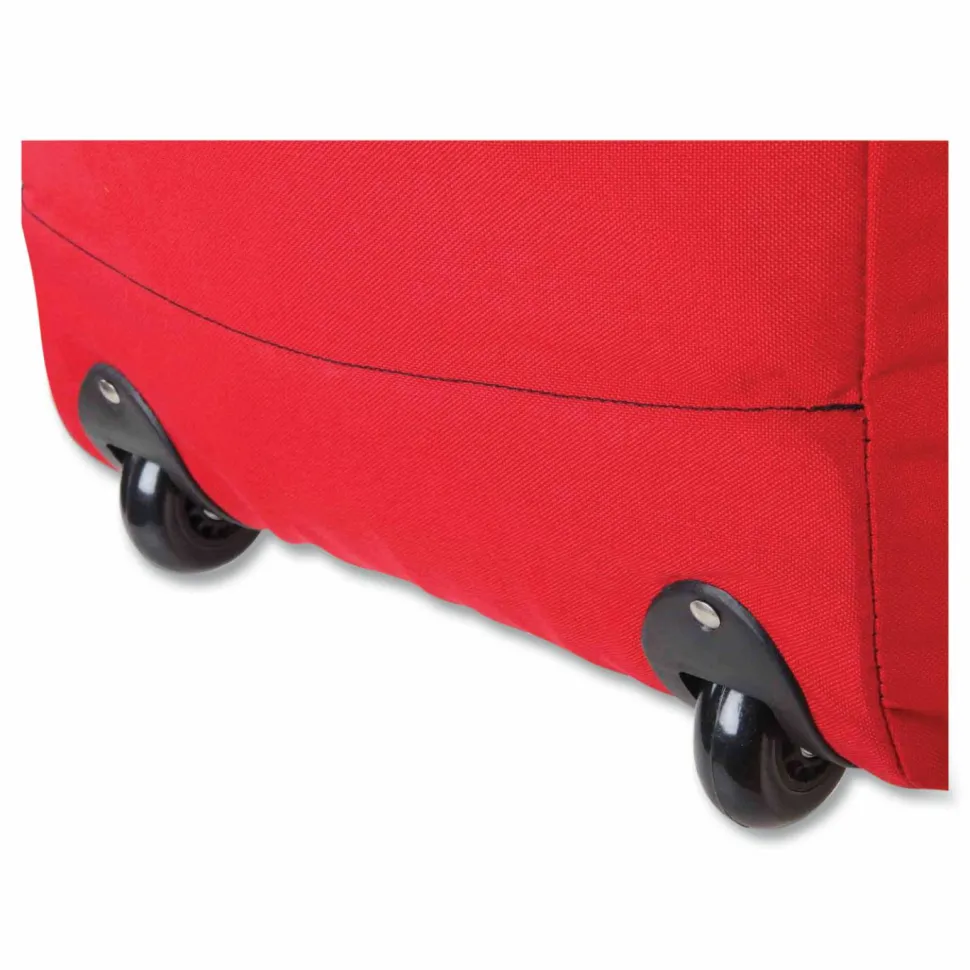 ergodyne Arsenal 5005W Wheeled Fire + Rescue Gear Bag, 14 x 31 x 14, Red