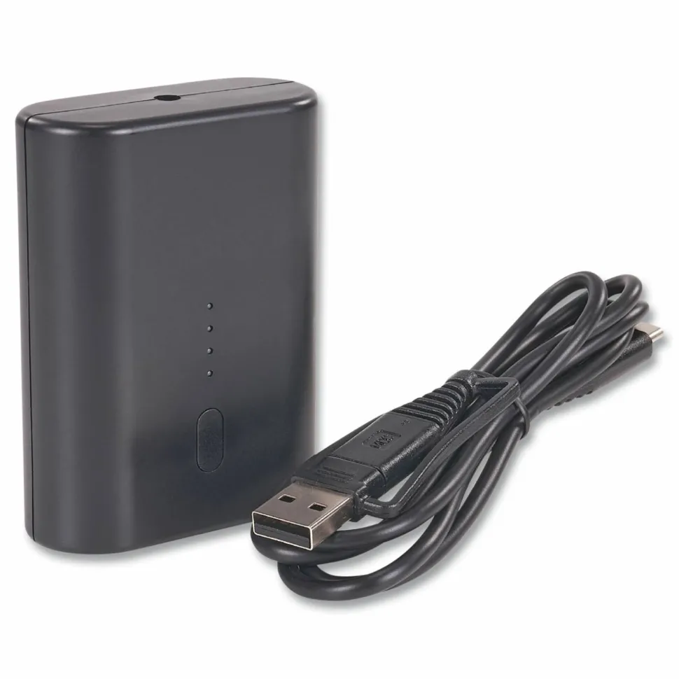 ergodyne N-Ferno 6495B Portable Battery Power Bank with USB-C Cord, 7.2 V