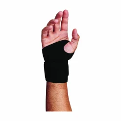 ergodyne ProFlex 425 Neoprene Wrist Wrap Support with Thumb Loop, One Size Fits Most, Fits Left Hand/Right Hand, Black