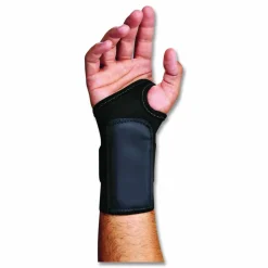 ergodyne ProFlex 4000 Single Strap Wrist Support, Medium, Fits Left-Hand, Black