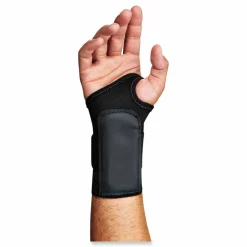 ergodyne ProFlex 4000 Single Strap Wrist Support, Small, Fits Right Hand, Black