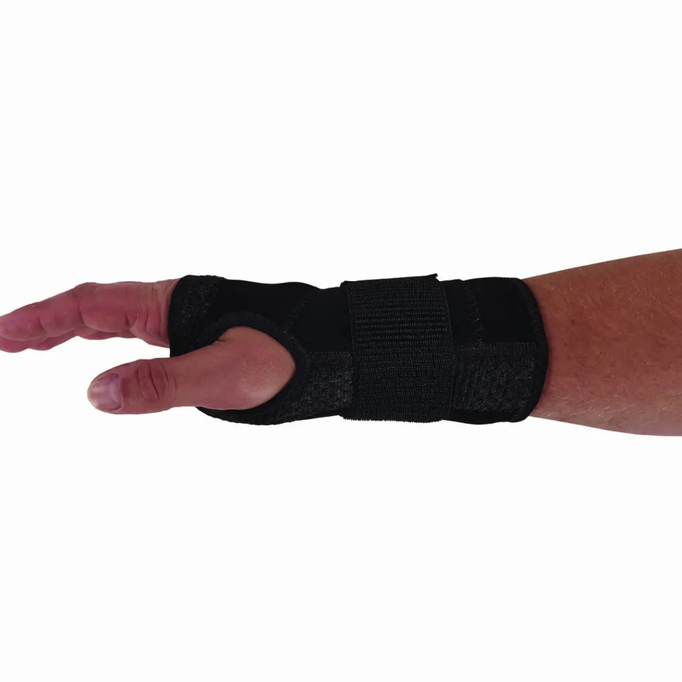 ergodyne ProFlex 4005 Wrist Brace Support with Single Strap, X-Large, Fits Left Hand, Black
