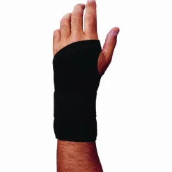 ergodyne ProFlex 4005 Wrist Brace Support with Single Strap, Small, Fits Left Hand, Black
