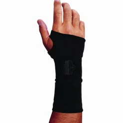 ergodyne ProFlex 685 Wrist Support Sleeve with Double Strap, Medium, Fits Left Hand/Right Hand, Black