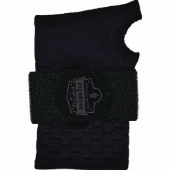 ergodyne ProFlex 680 Wrist Support Sleeve with Single Strap, Medium, Fits Left Hand/Right Hand, Black