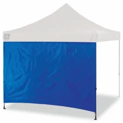 ergodyne Shax 6098 Pop-Up Tent Sidewall, Single Skin, 10 ft x 10 ft, Polyester, Blue