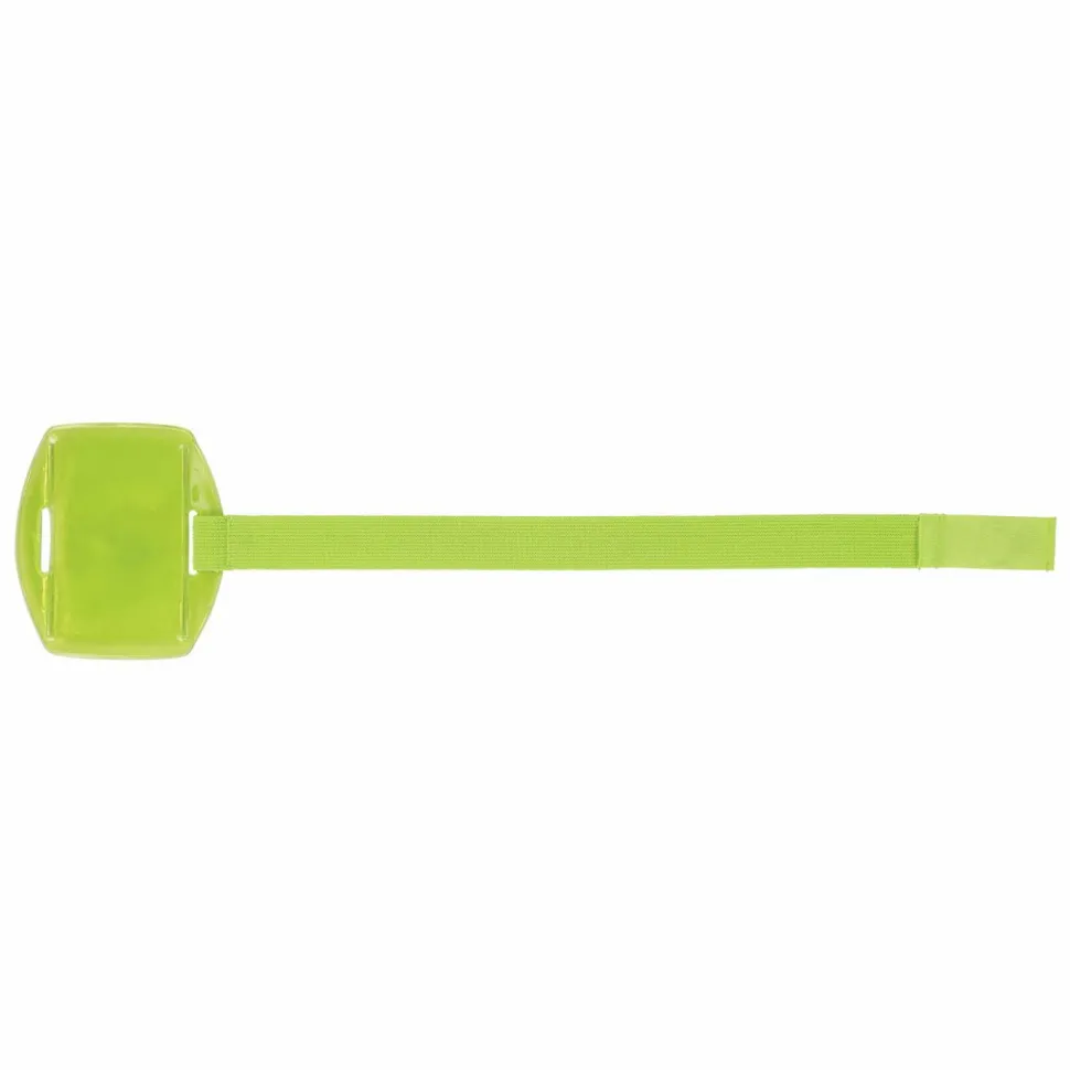 ergodyne Squids 3386 Arm Band ID/Badge Holder, Vertical, Lime, 3.75 x 4.25 Holder, 2.5 x 4 Insert, 10/Pack