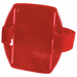 ergodyne Squids 3386 Arm Band ID/Badge Holder, Vertical, Hi-Vis Lime, 3.75 x 4.25 Holder, 2.5 x 4 Insert, 10/Pack
