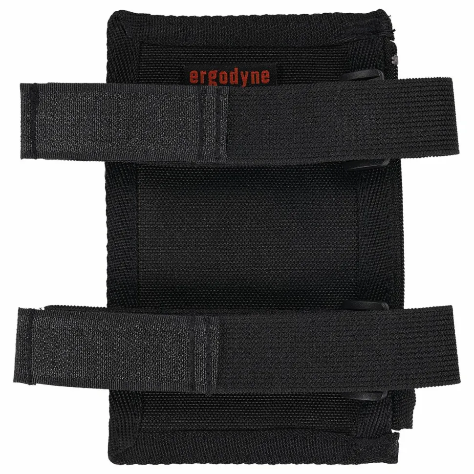 ergodyne Squids 3387 Dual Band Arm ID/Badge Holder with Zipper, Vertical, Black, 3.75 x 5.75 for 2.75 x 4.75 Insert