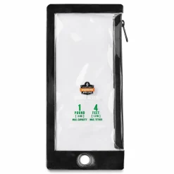 ergodyne Squids 3760 Phone Pouch + Trap for Plus Size Phones, Clear/Black