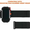 ergodyne Squids 5546 Scanner Wrist Mount Extender Strap, 4 x 5 x 0.5, Elastic, Black