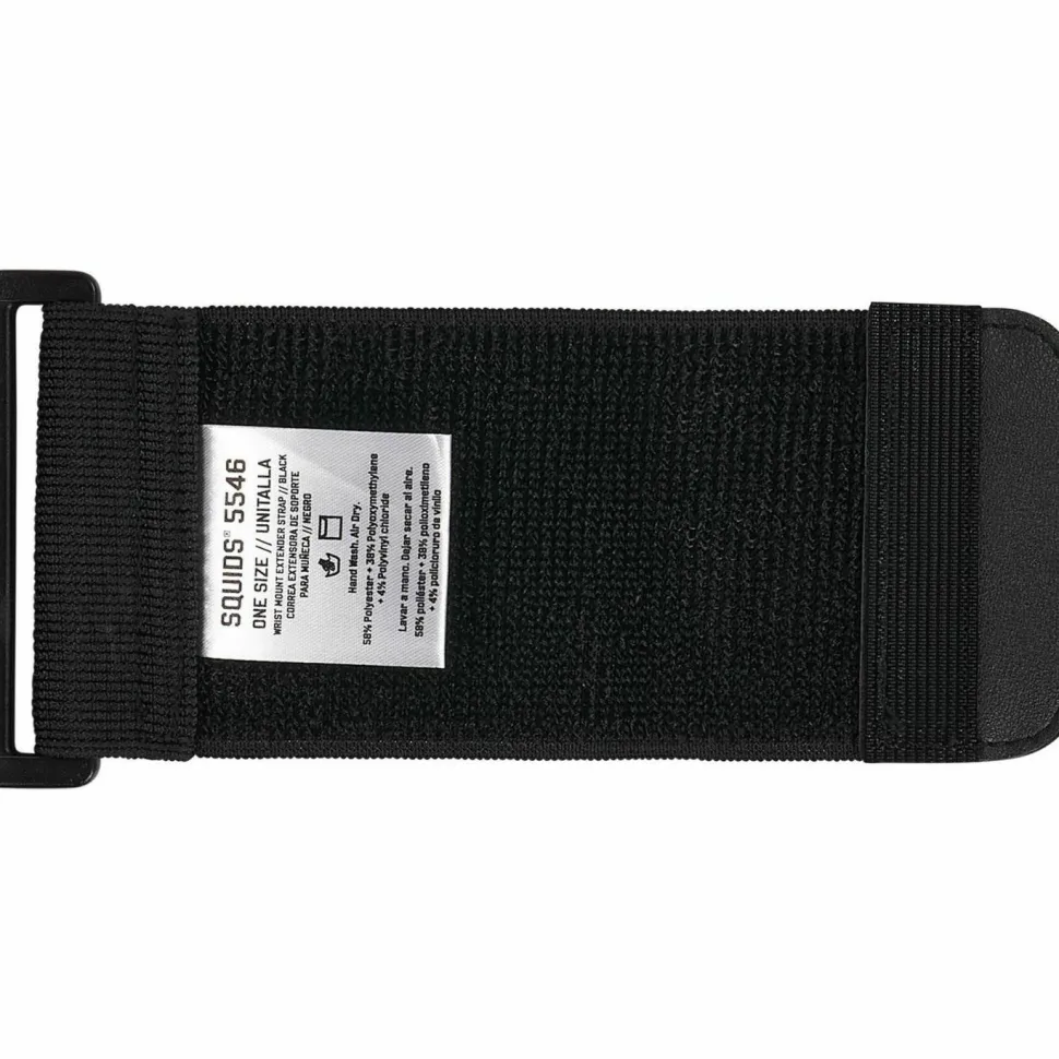 ergodyne Squids 5546 Scanner Wrist Mount Extender Strap, 4 x 5 x 0.5, Elastic, Black
