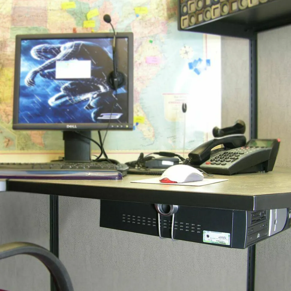 Ergotron CPU Mount for CPU, Computer, Mounting Arm, Cart, Medical Cart, Workstation, Wall Mount