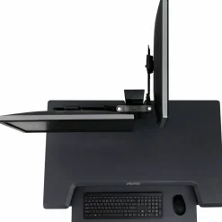 Ergotron Crossbar for Monitor, Display, Workstation - Black