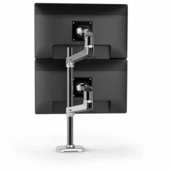 Ergotron Desk Mount for Monitor - Polished Aluminum - Adjustable - 2 Display(s) Supported - 40