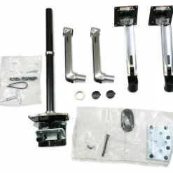 Ergotron Desk Mount for Monitor - Polished Aluminum - Adjustable - 2 Display(s) Supported - 40
