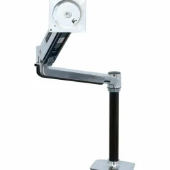 Ergotron Mounting Arm for Flat Panel Display - Polished Aluminum - Adjustable - 46