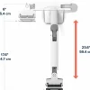 Ergotron Mounting Arm for Monitor, Curved Screen Display - White - Landscape/Portrait