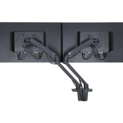 Ergotron Mounting Arm for Monitor, Display Screen, LCD Monitor - Black - Landscape/Portrait
