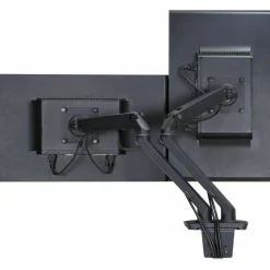 Ergotron Mounting Arm for Monitor, Display Screen, LCD Monitor - Black - Landscape/Portrait