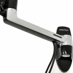 Ergotron Mounting Arm for Monitor, TV, Flat Panel Display, LCD Display - Polished Aluminum - Landscape/Portrait