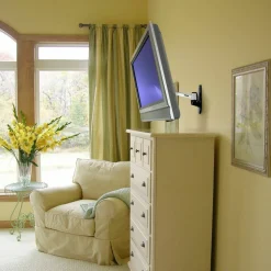 Ergotron Mounting Arm for Monitor, TV, Flat Panel Display, LCD Display - Polished Aluminum - Landscape/Portrait