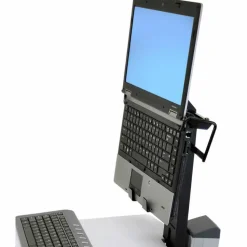 Ergotron Mounting Bracket for Notebook, Cart, Computer - Black - Vertical