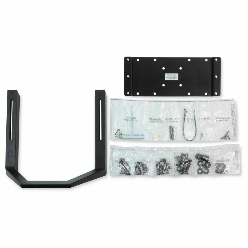 Ergotron Mounting Plate for Monitor Mount, Display, Wall Mount, Mounting Arm - Black
