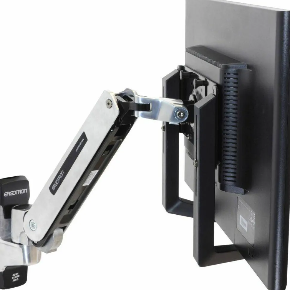 Ergotron Mounting Plate for Monitor Mount, Display, Wall Mount, Mounting Arm - Black