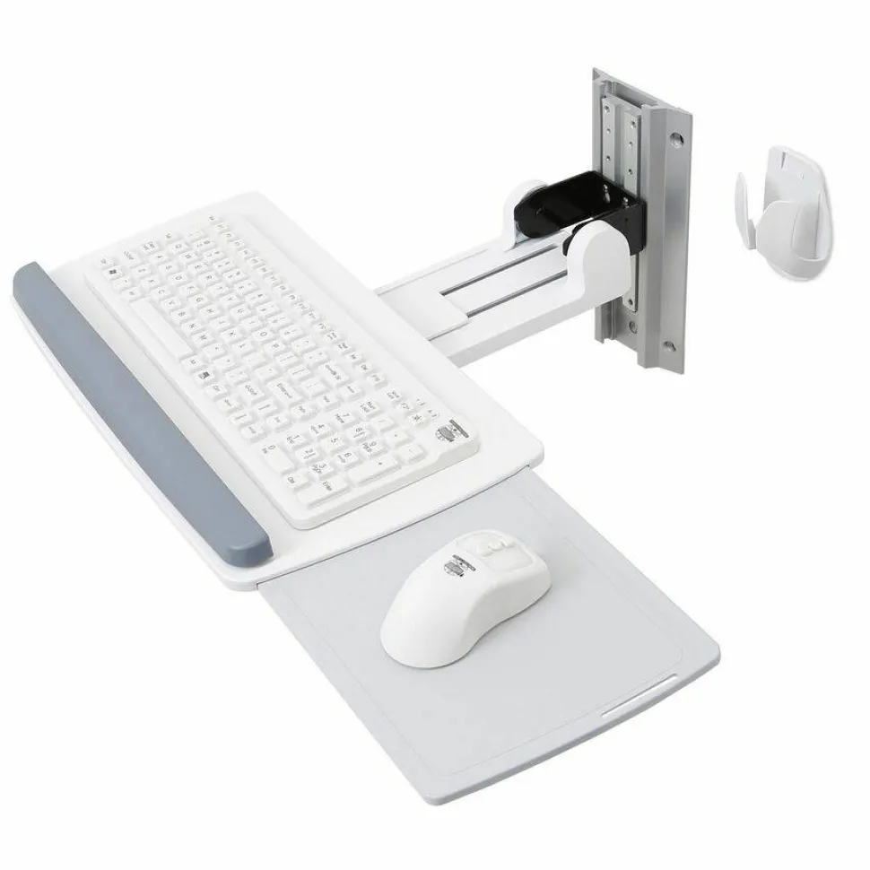 Ergotron Neo-Flex Wall Mount for Keyboard - White