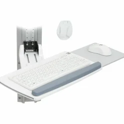 Ergotron Neo-Flex Wall Mount for Keyboard - White